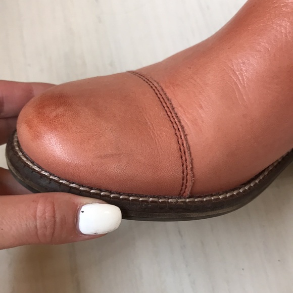 Latigo genuine leather rust color ankle boot - Picture 7 of 9